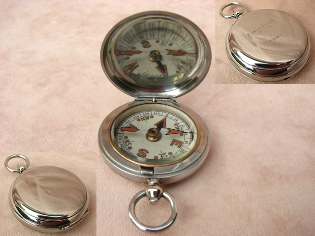 Francis Barker & Son WW1 MK VI military compass dated1917